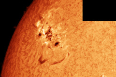 Gruppo di macchie solari AR3664