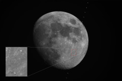 Transito ISS davanti alla Luna il 2026-03-29